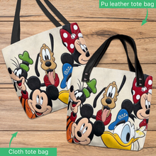 Load image into Gallery viewer, Personalized Disney Character Tote Bag Custom Name Gift for Movie Fans
