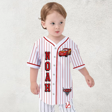 Load image into Gallery viewer, Personalized Kids Baseball Jersey Custom Photo Gift for Back to School
