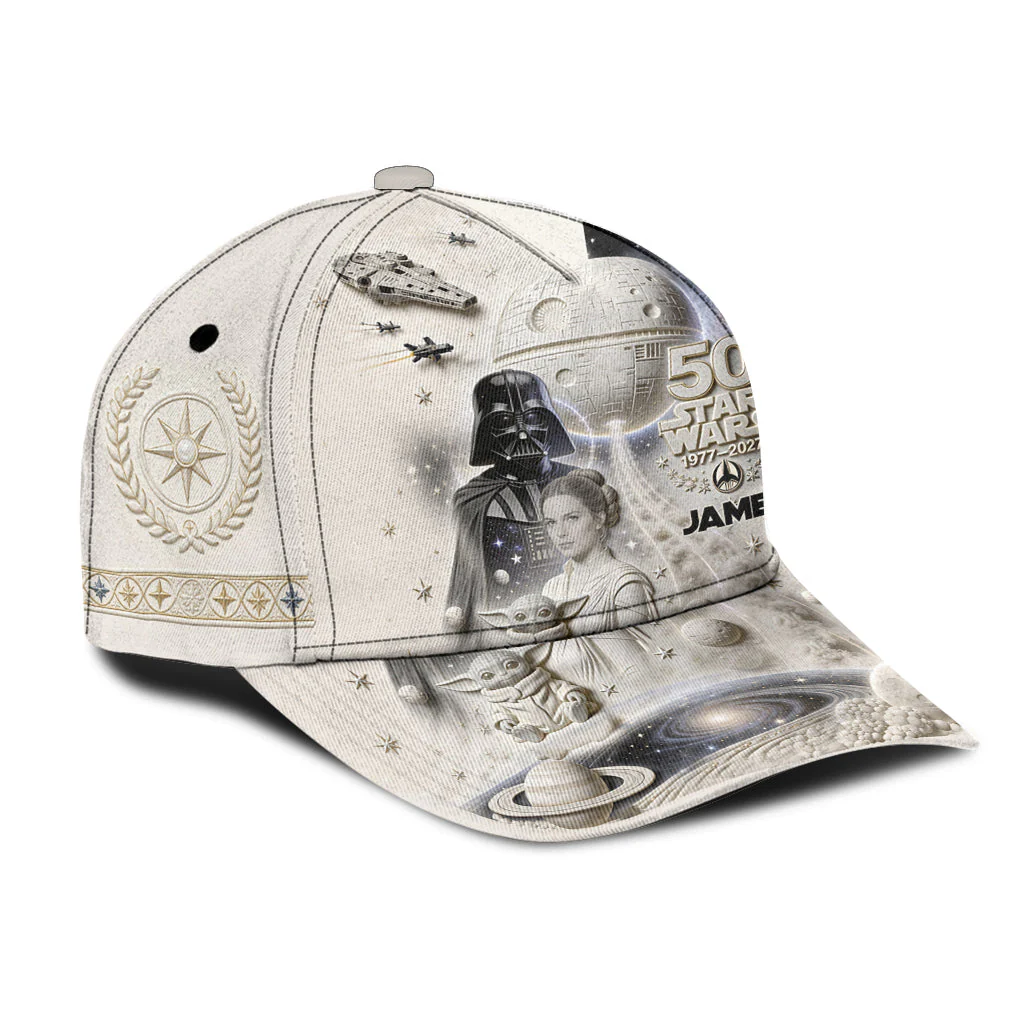 Personalized Star Wars 50th Anniversary Classic Cap Gift for Movie Fans