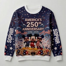 Load image into Gallery viewer, Personalized All Over Print Shirt 250th America Anniversary Gift for Fans
