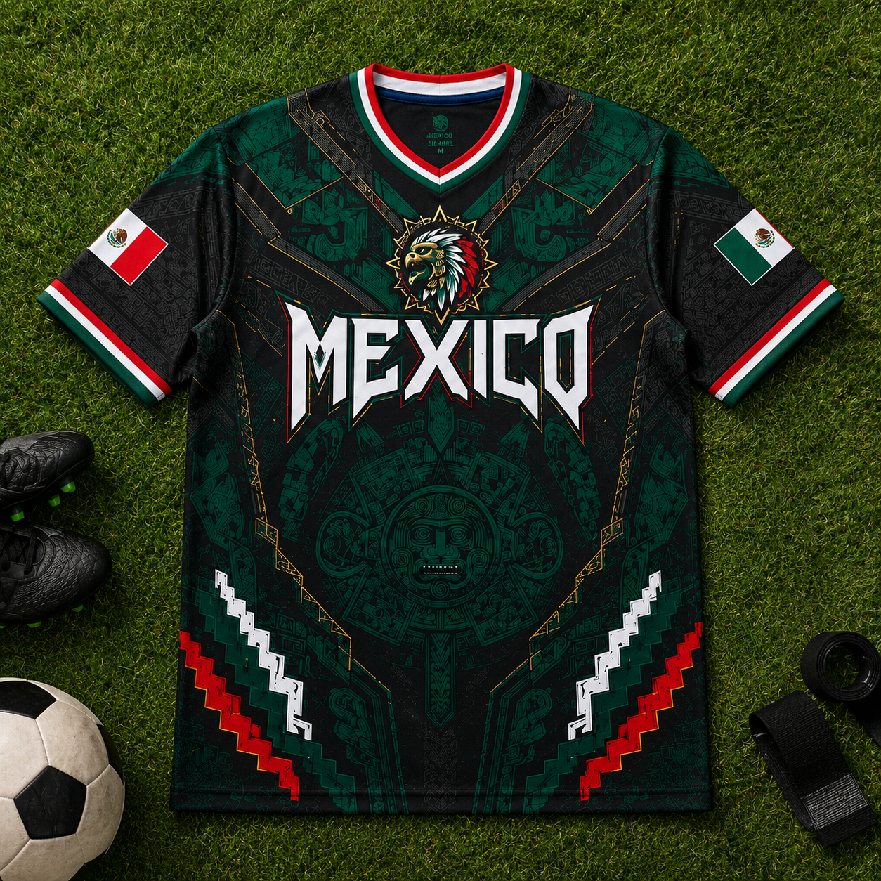 Personalized Mexico El Tri Soccer Jersey Custom Name Gift for Football Fans