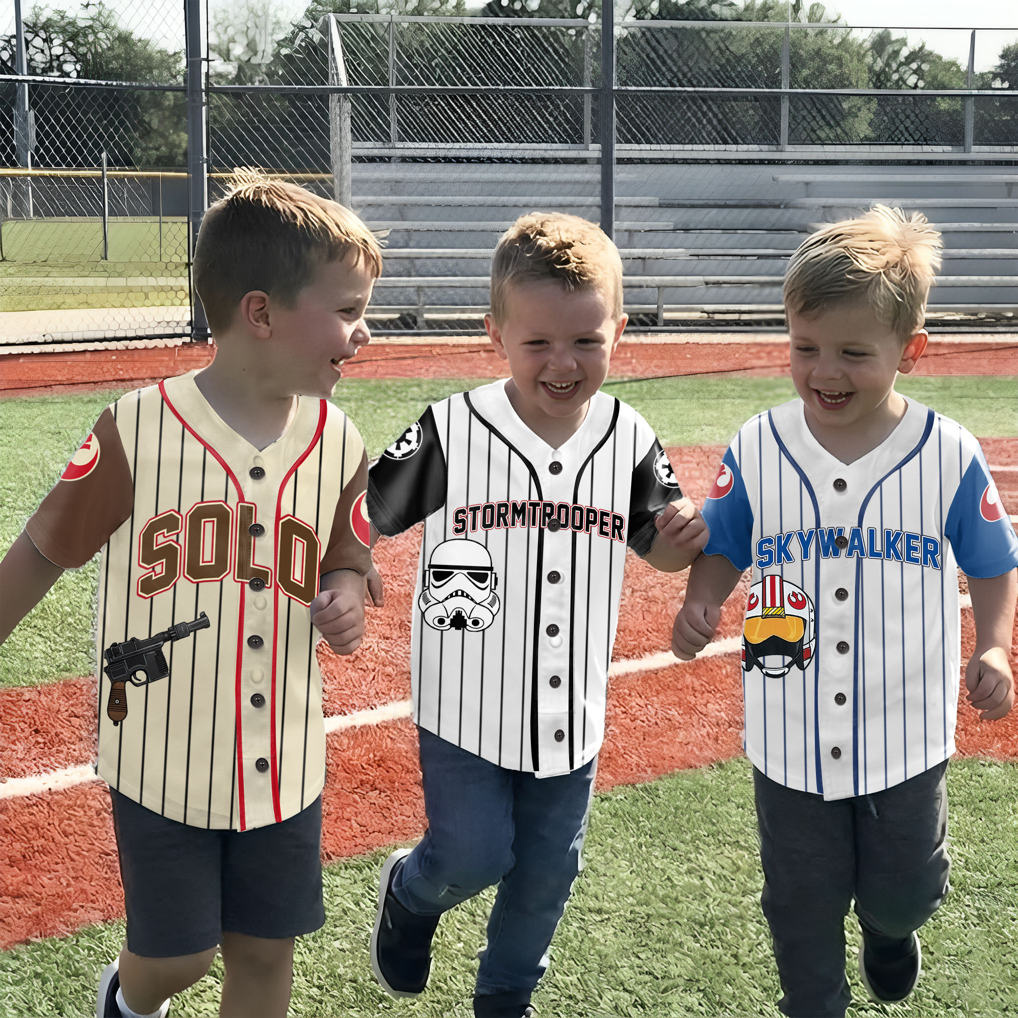 Personalized Baseball Jersey Family Matching Darth Vader Gift for Kids and Adults