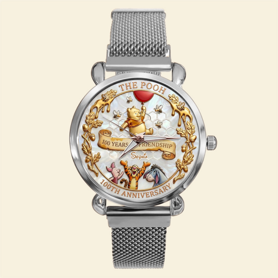 Personalized 100th Anniversary Women's Hand Watch Gift for Movie Fans