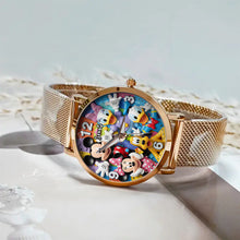 Load image into Gallery viewer, Personalized Women’s Watch with Disney Characters Custom Charm Gift for Her
