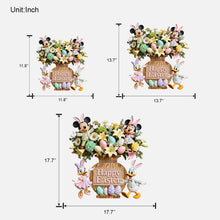 Load image into Gallery viewer, Personalized Wood Sign Happy Easter Family Gift Decor
