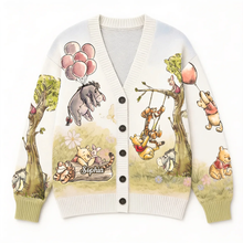 Load image into Gallery viewer, Personalized Knitted Cardigan Custom Name for Her - Cozy &amp; Stylish
