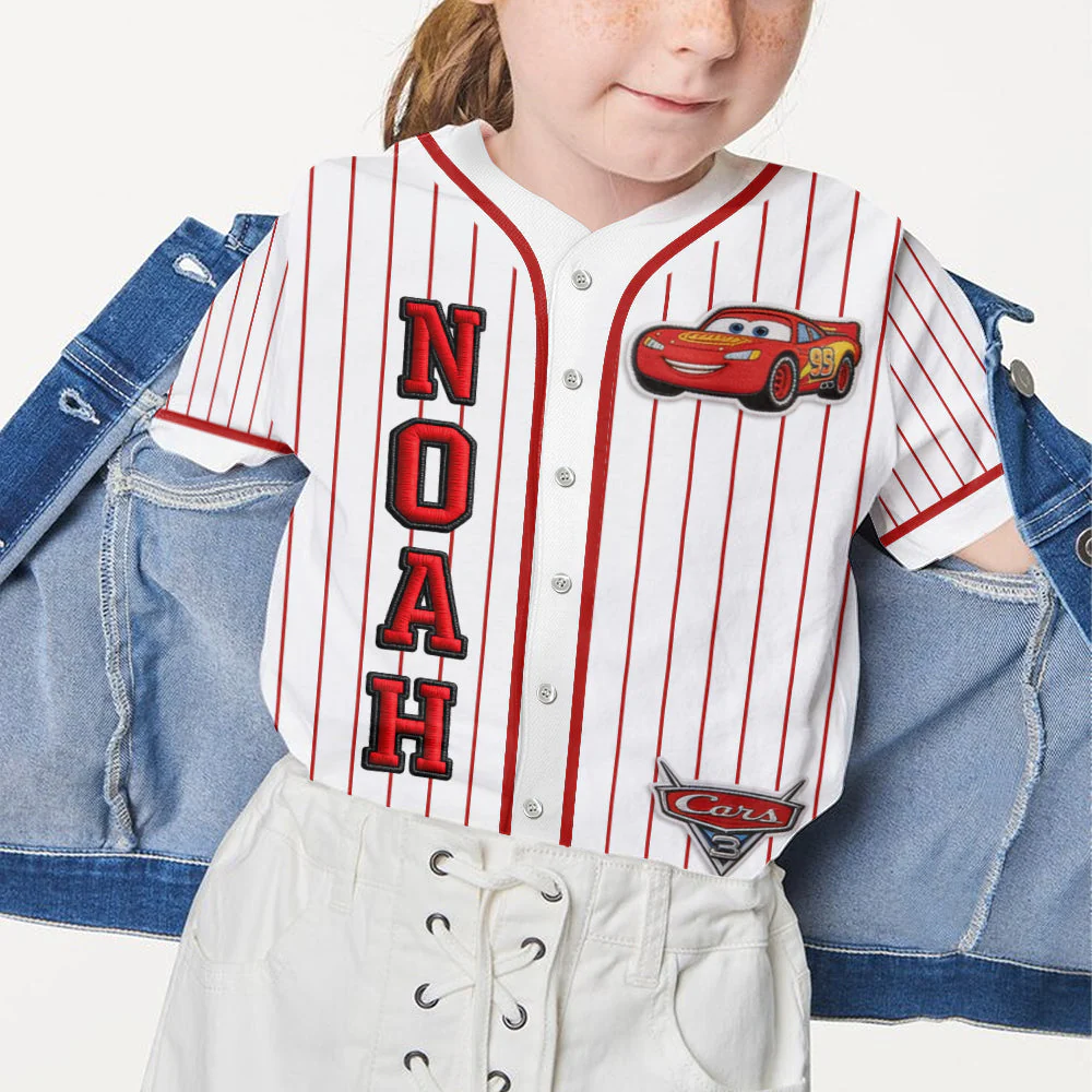 Personalized Kids Baseball Jersey Custom Photo Gift for Back to School