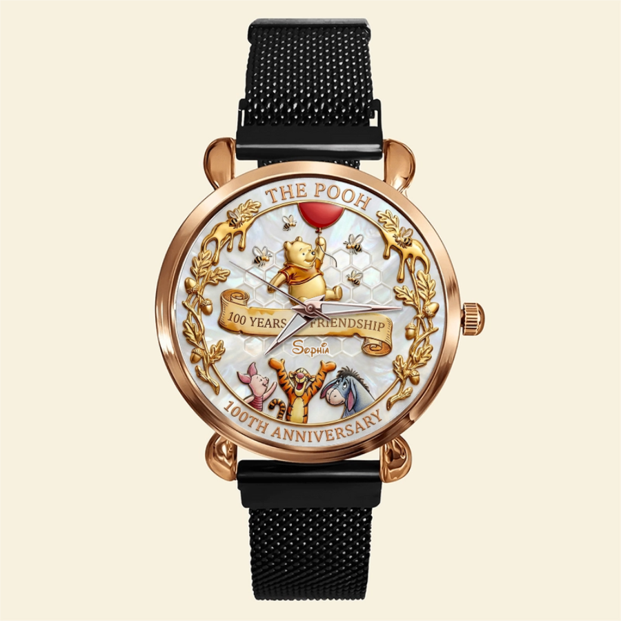 Personalized 100th Anniversary Women's Hand Watch Gift for Movie Fans
