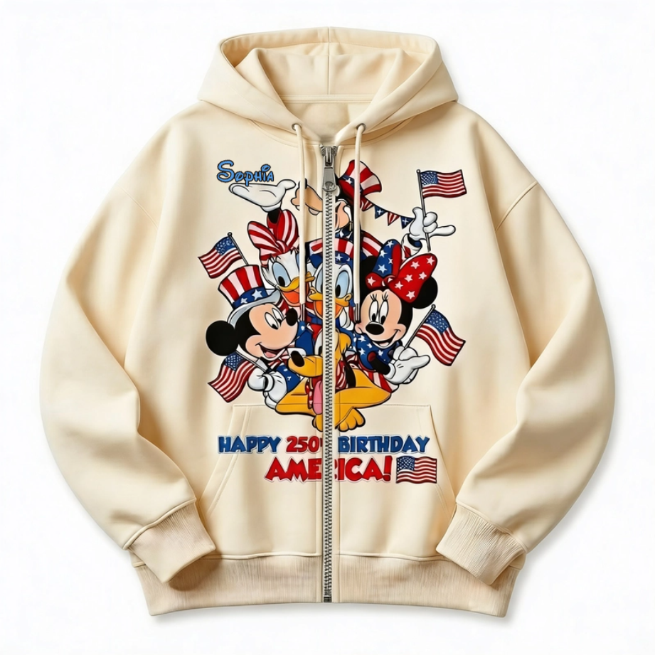 Personalized Happy 250th Birthday America Shirt for Kids and Adults - Independence Day Gift