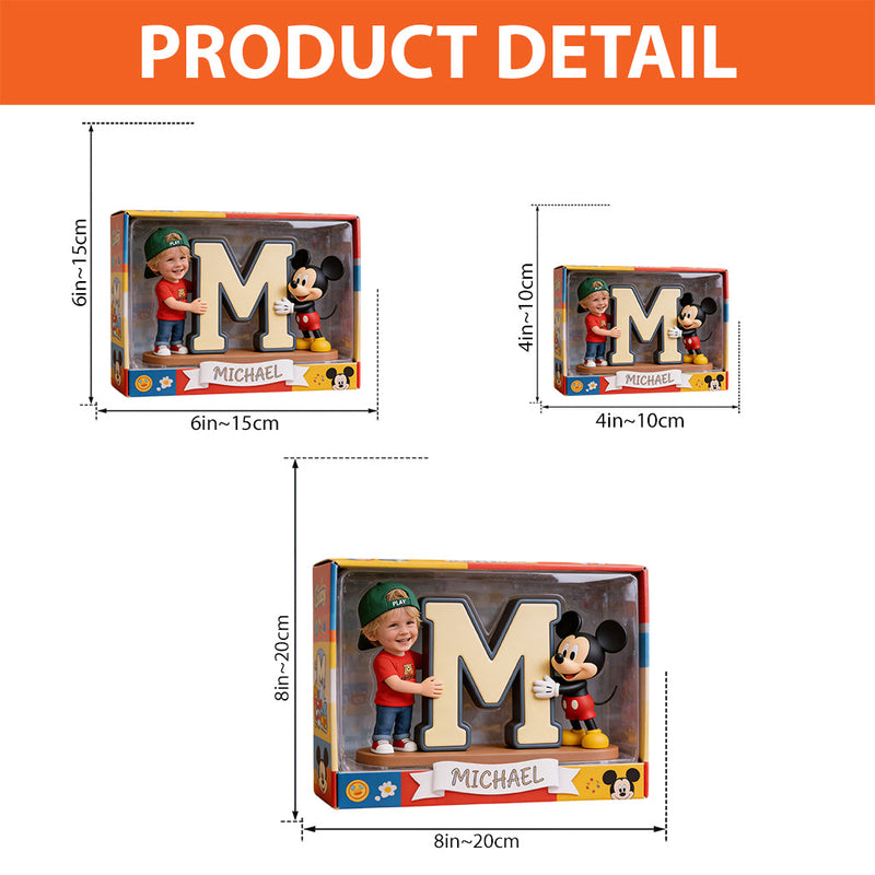 Personalized Acrylic Plaque with Alphabet for Kids - Movie Fans Gift