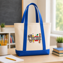Load image into Gallery viewer, Personalized Embroidery Tote Bag for Teacher | Back to School Gift
