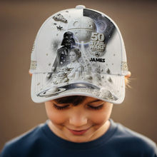 Load image into Gallery viewer, Personalized Star Wars 50th Anniversary Classic Cap Gift for Movie Fans

