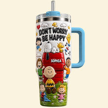 Load image into Gallery viewer, Personalized Peanuts 40oz Tumbler with Handle - Unique Gift
