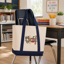 Load image into Gallery viewer, Personalized Embroidery Tote Bag for Teacher | Back to School Gift
