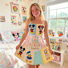 Load image into Gallery viewer, Personalized Magic Mouse Skater Dress for Movie Fans Gift for Her
