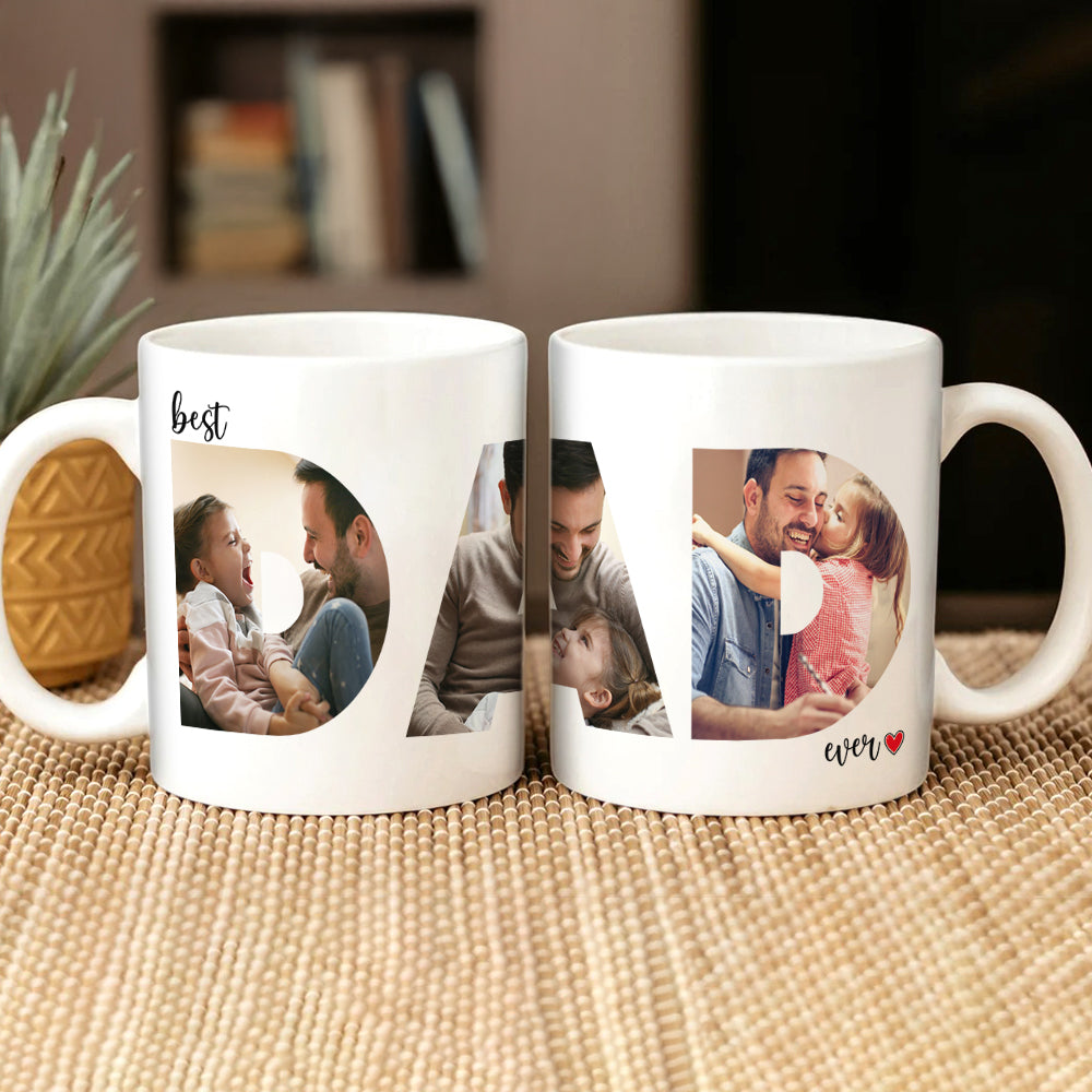 Personalized Photo Mug Custom Gift for Dad | Father's Day