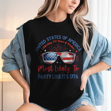 Load image into Gallery viewer, Personalized Family T-Shirt USA 250th Anniversary Gift
