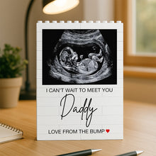 Load image into Gallery viewer, Personalized Baby Scan Building Block Gift for Daddy
