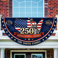 Load image into Gallery viewer, Personalized Family Name Flag Custom 4th of July Gift
