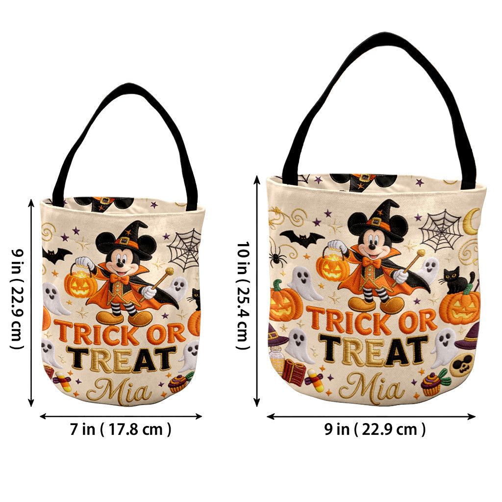 Personalized Halloween Basket Trick or Treat Gift for Kids