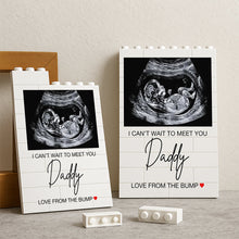 Load image into Gallery viewer, Personalized Baby Scan Building Block Gift for Daddy
