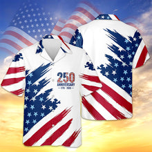 Load image into Gallery viewer, Personalized Patriotic Hawaii Shirt American Flag 4th of July Gift
