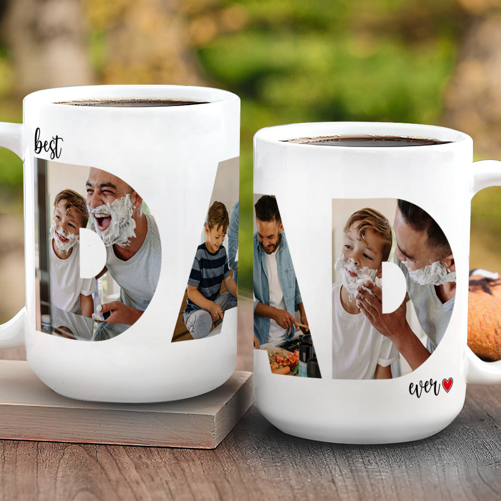 Personalized Photo Mug Custom Gift for Dad | Father's Day