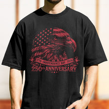 Load image into Gallery viewer, Personalized Vintage Bald Eagle Independence Day Comfort Shirt for Dad

