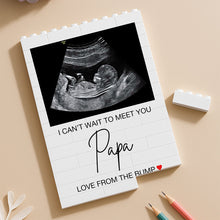 Load image into Gallery viewer, Personalized Baby Scan Building Block Gift for Daddy
