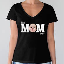Load image into Gallery viewer, Personalized Dark Shirt Custom Photo Best Dad or Mom Gift
