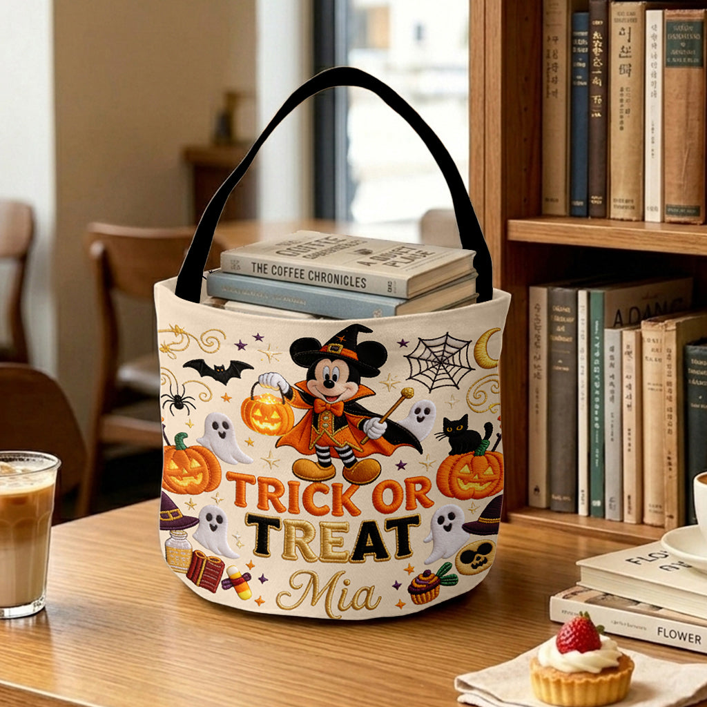 Personalized Halloween Basket Trick or Treat Gift for Kids