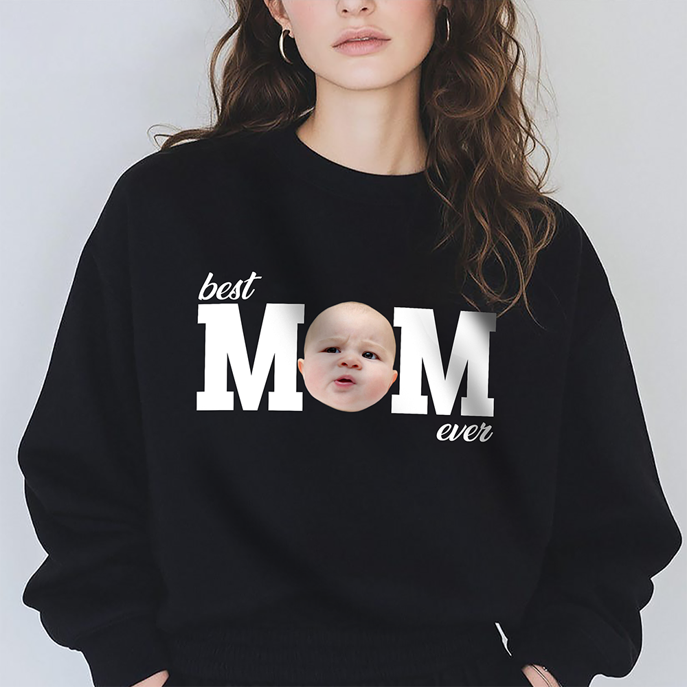 Personalized Dark Shirt Custom Photo Best Dad or Mom Gift