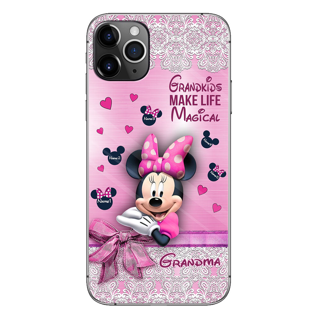 Personalized Grandma Phone Case with Grandkids Design