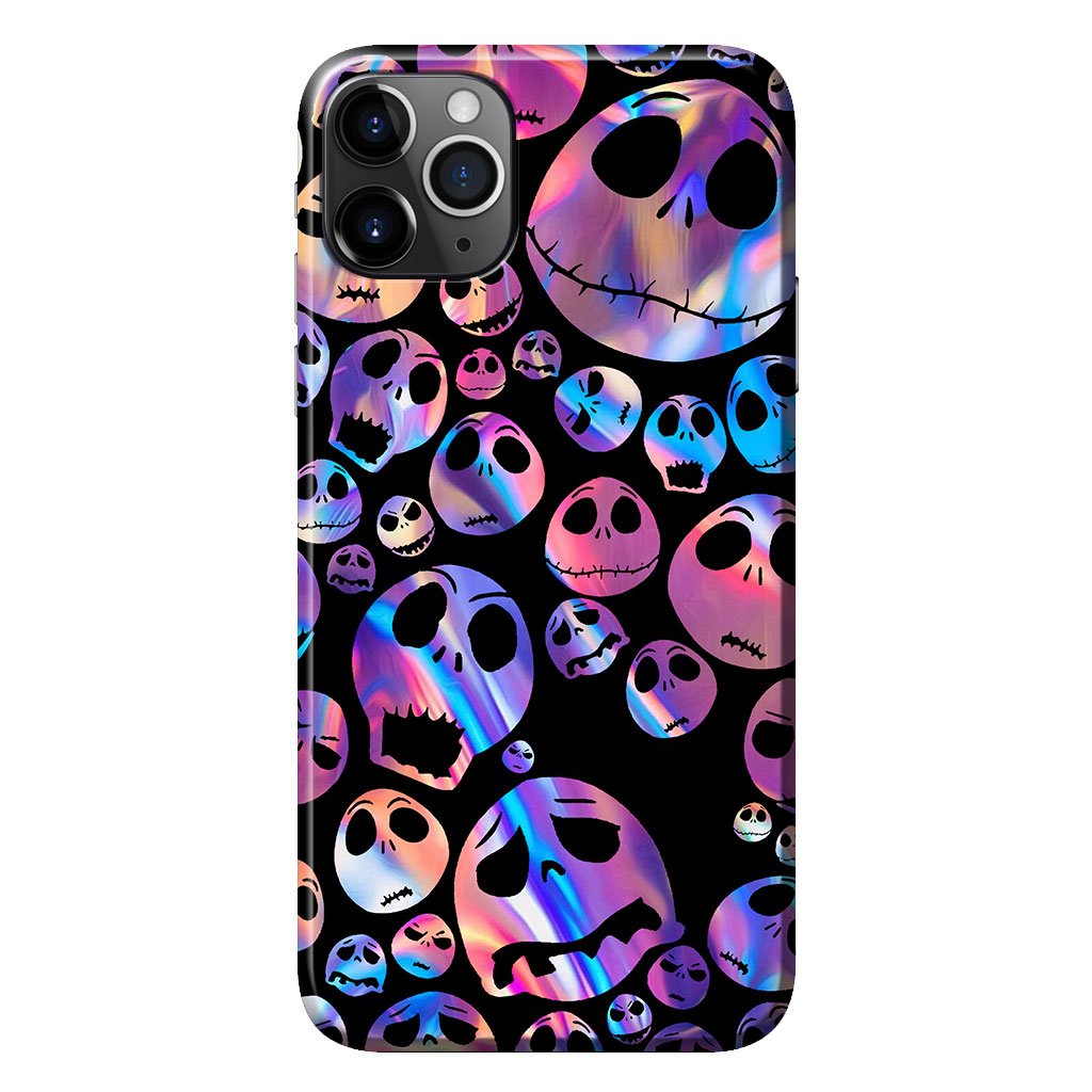 Personalized Nightmare Purple Hologram Phone Case for Halloween Gift