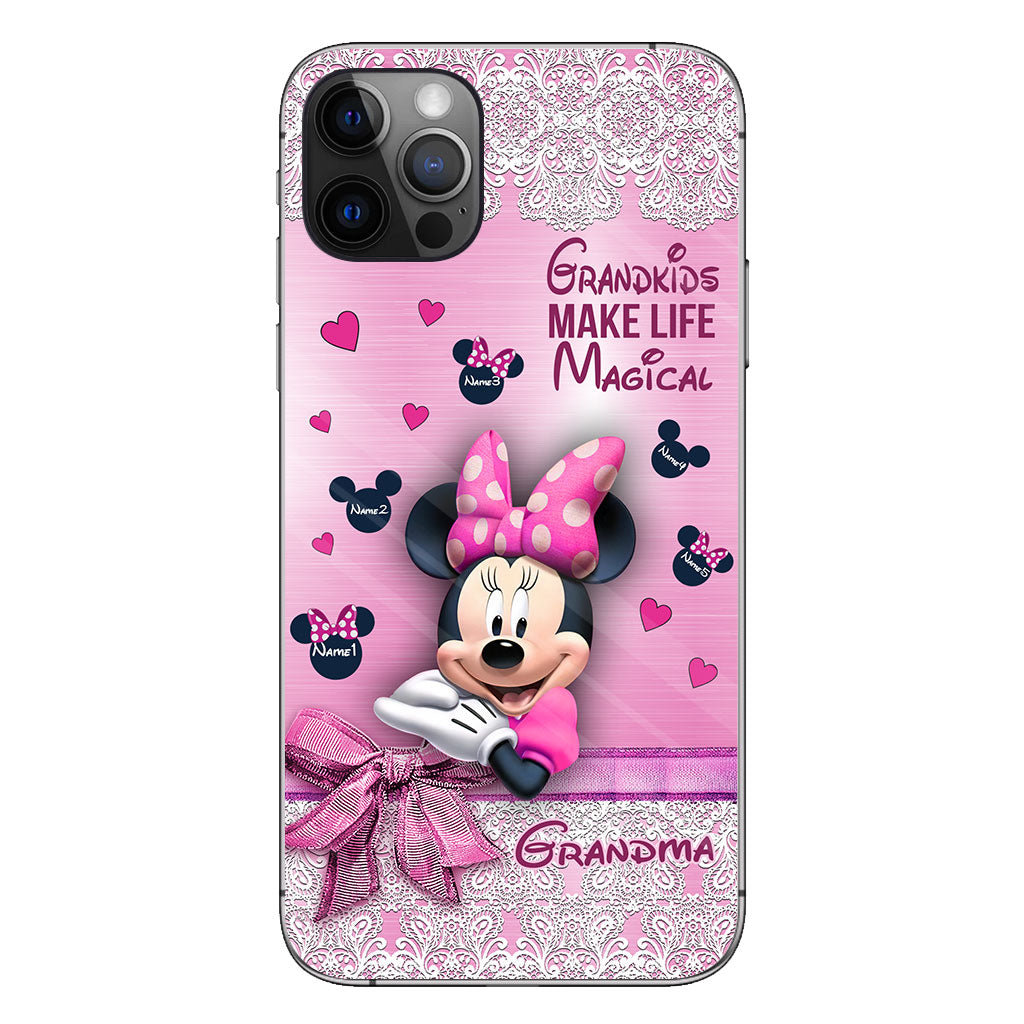 Personalized Grandma Phone Case with Grandkids Design