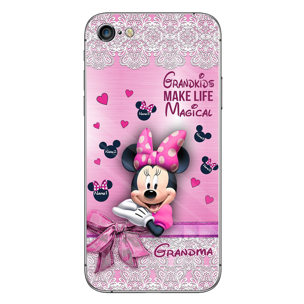 Personalized Grandma Phone Case with Grandkids Design