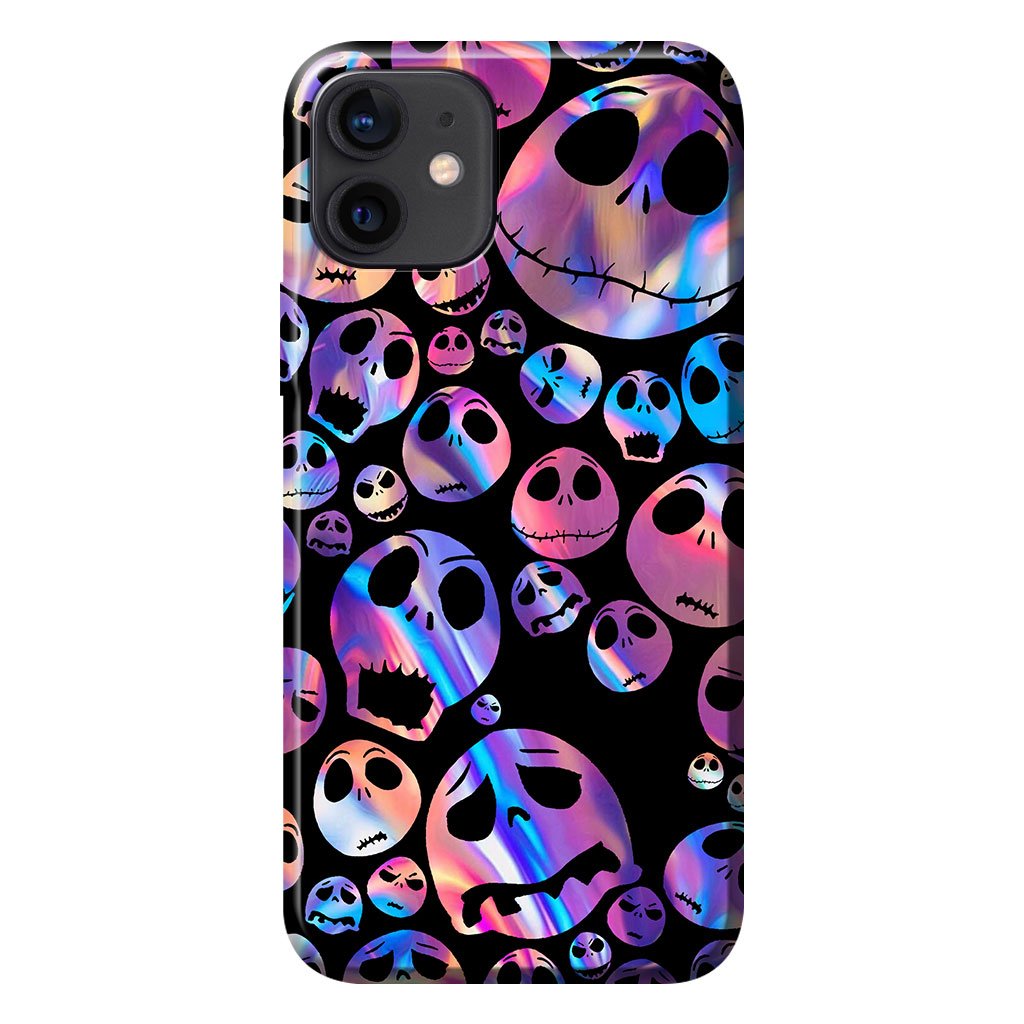 Personalized Nightmare Purple Hologram Phone Case for Halloween Gift