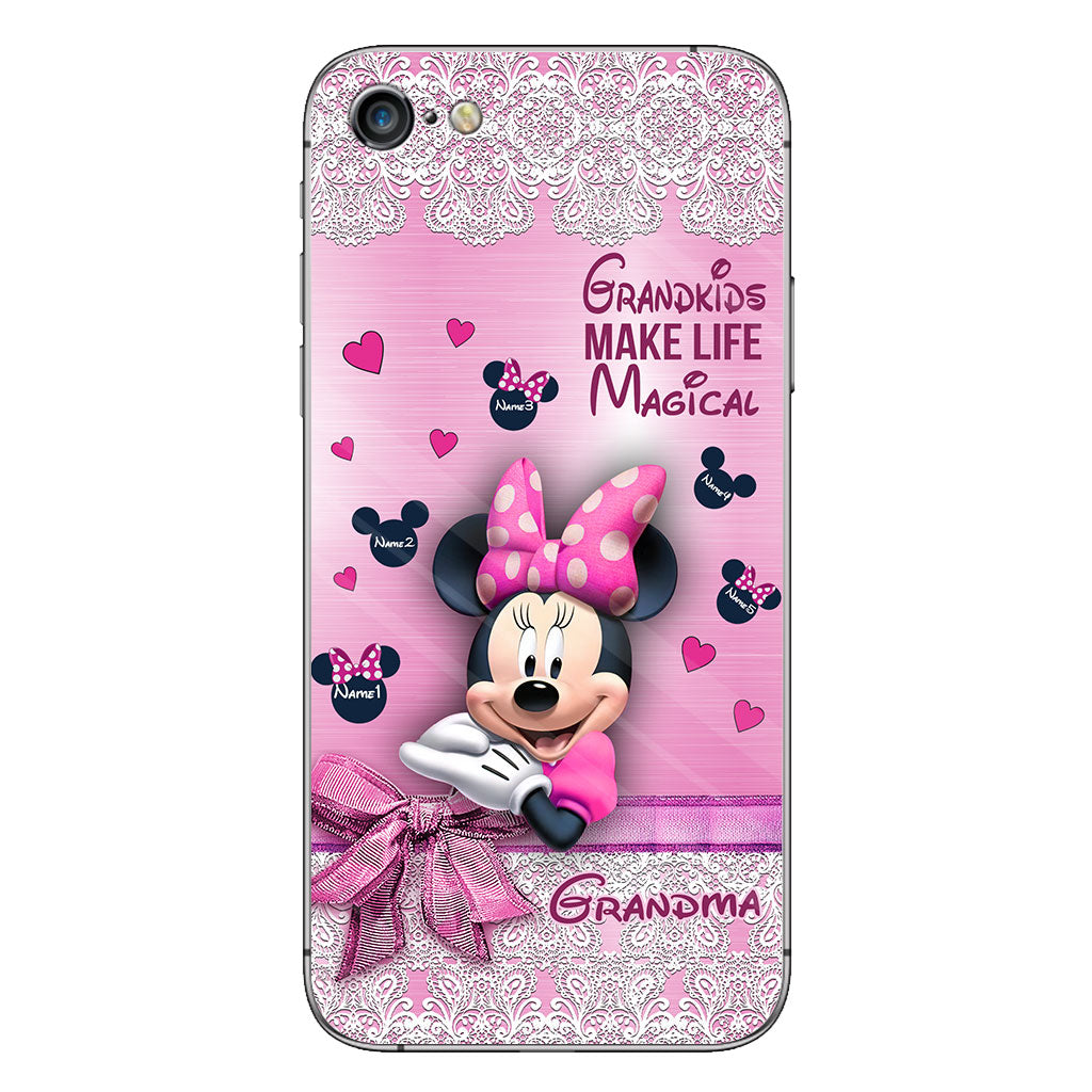 Personalized Grandma Phone Case with Grandkids Design