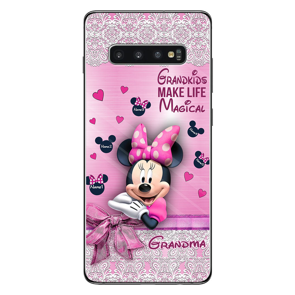 Personalized Grandma Phone Case with Grandkids Design