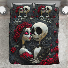 Load image into Gallery viewer, Personalized Nightmare Bedding Set Custom Name Romantic Gift for Couples
