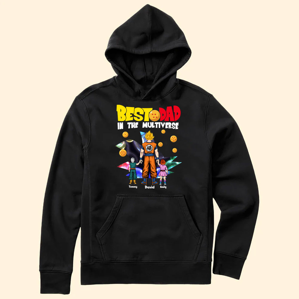 Personalized Best Dad In The Multiverse T-Shirt Gift for Father's Day