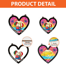 Load image into Gallery viewer, Personalized Peanut Summer Hearts Suncatcher Gift for Couple
