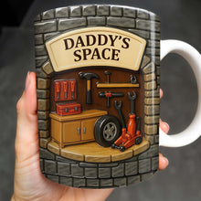 Load image into Gallery viewer, Personalized Garage Workshop Mug Custom Name Gift for Dad
