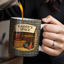 Load image into Gallery viewer, Personalized Garage Workshop Mug Custom Name Gift for Dad
