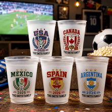 Load image into Gallery viewer, Personalized Frosted Cups for Sports Fans - Custom Game Day Drinkware
