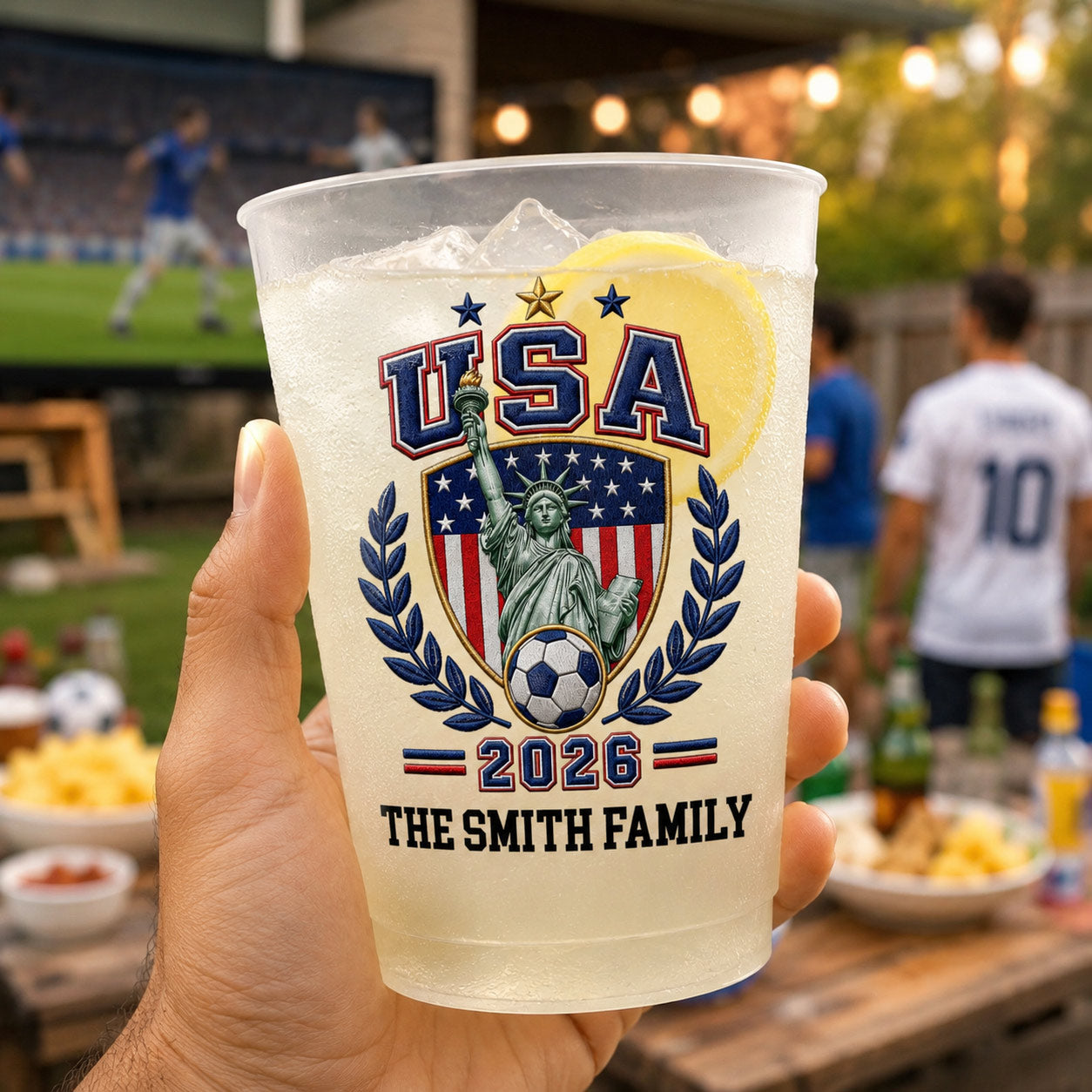 Personalized Frosted Cups for Sports Fans - Custom Game Day Drinkware