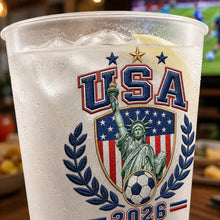 Load image into Gallery viewer, Personalized Frosted Cups for Sports Fans - Custom Game Day Drinkware
