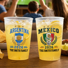 Load image into Gallery viewer, Personalized Frosted Cups for Sports Fans - Custom Game Day Drinkware
